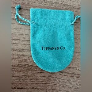 Tiffany & Co. Turquoise Suede Pouch